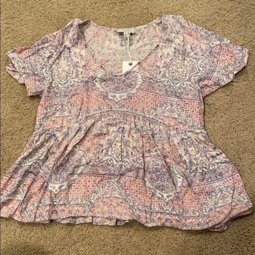 Lucky Brand printed top